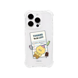 [S2B] KAKAO FRIENDS CHOONSIK Clear TPU+PC Bumper Case Compatible with Galaxy – Crystal Clear, Shock-Absorbing, Camera & Button Protection for iPhone & Galaxy - Made in Korea